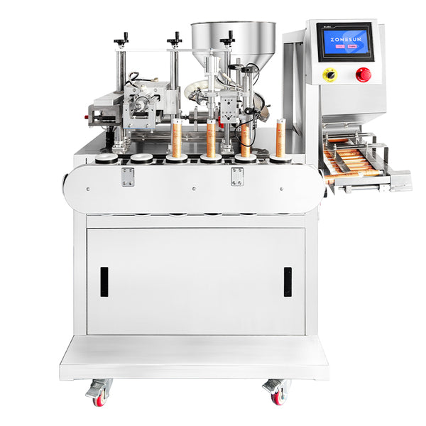 ZONESUN ZS-TFS6 Linear Ultrasonic Tube Paste Filling and Sealing Machine