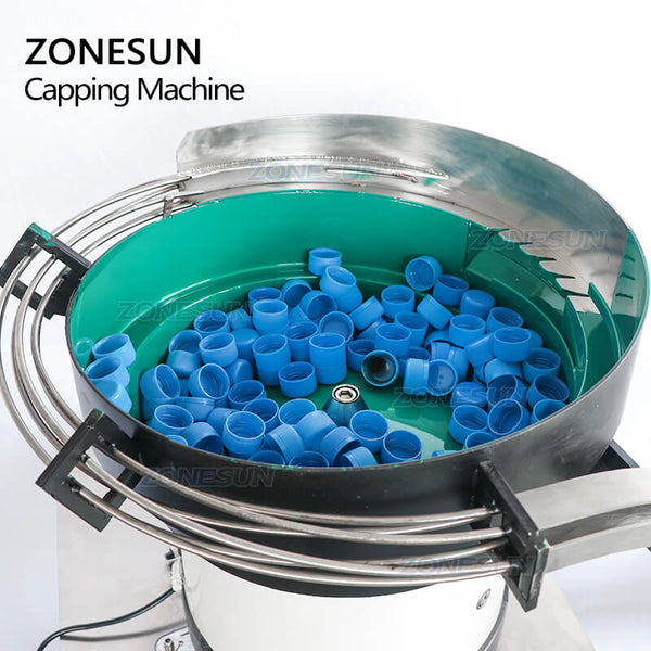 ZONESUN ZS-XG16P Automatic Bottle Cap Screwing Capping Machine With Vibratory Bowl