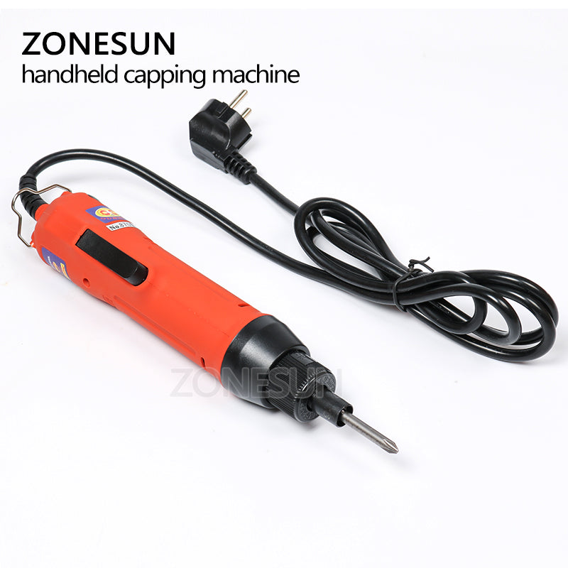 ZONESUN 80W Manual Electric Bottle Capping Machine