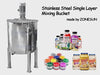 ZONESUN Food Mixer Sanitary Stainless Steel Cosmetic Mixing Tank