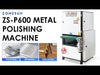 ZONESUN ZS-P600 Flat Surface Metal Polishing Machine