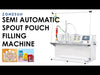 ZONESUN ZS-ASP4 Spout Pouch Liquid Filling Capping Machine