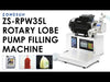 ZONESUN ZS-RPW35L Rotary Lobe Pump Bucket Filling Machine