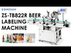 ZONESUN ZS-TB822R Automatic Round Bottle Neck & Body Labeling Machine