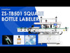 Bottle corner labeling equipment