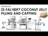 ZONESUN ZS-FAL180F7 Coconut Jelly Juice Filling Capping Production Lin