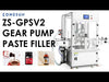 ZONESUN ZS-GPSV2 Servo Gear Pump Filling Machine Paste Filler