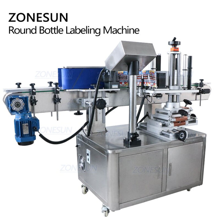 ZONESUN ZS-TB200 Automatic Round Bottles Labeling Machine